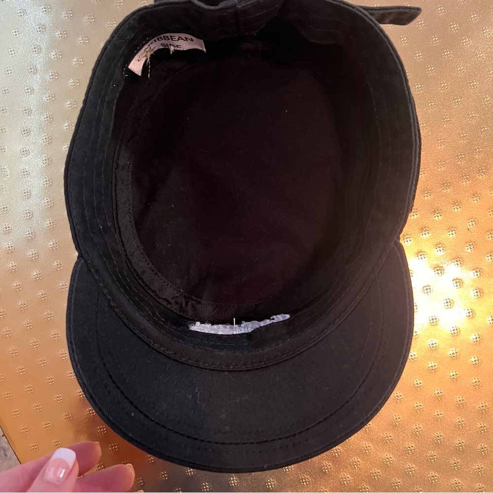 Black Cadet Cap – Cozumel Mexico Adjustable Military Style Hat - Picture 9 of 11